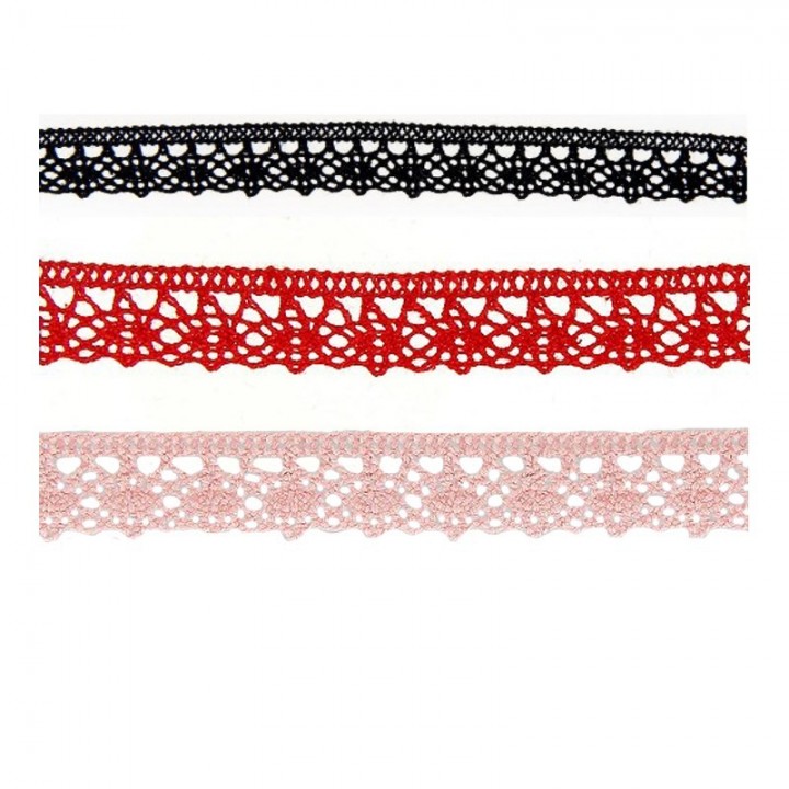 Ruban dentelle - 12mm  - 6