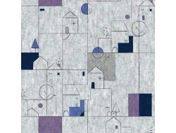 Tissu sweat city landscape,Katia fabrics