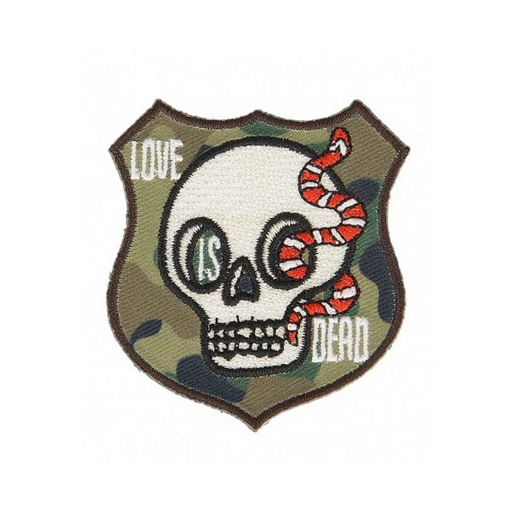 écusson tête de mort thermocollant  - 1