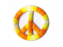 Écusson peace and love thermocollant