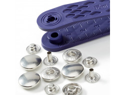 Boutons pression Anorak argent 12 mm Prym  - 2