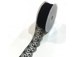 Dentelle 33 mm - Noire