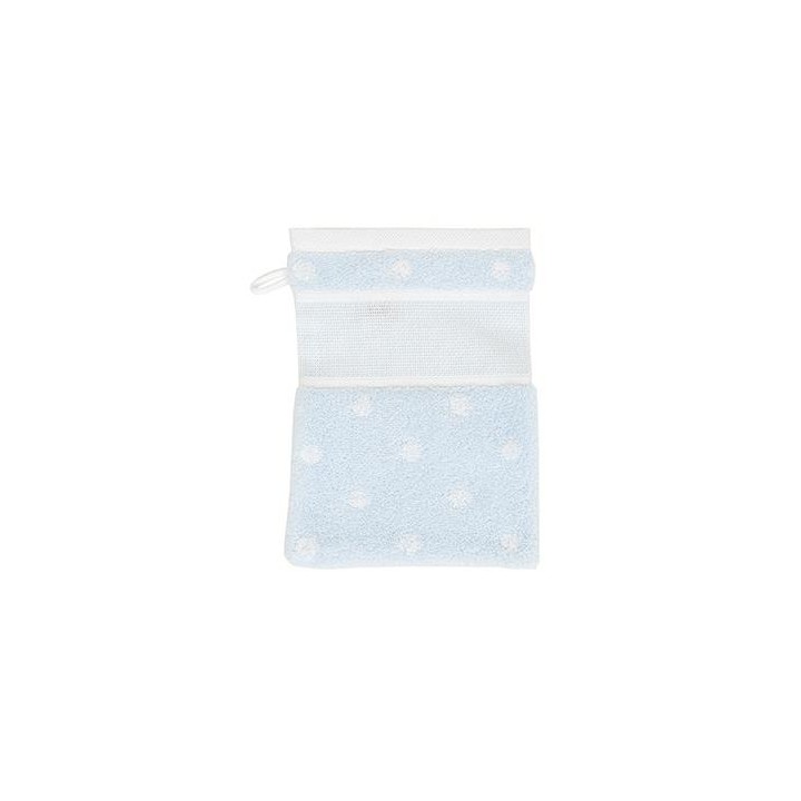 Gant de toilette à pois ciel RICO Rico Design - 4