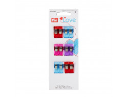 Pinces à tissus multicolor Prym Love