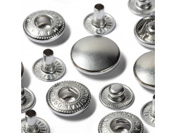 Boutons pression Anorak argent 15 mm Prym  - 3