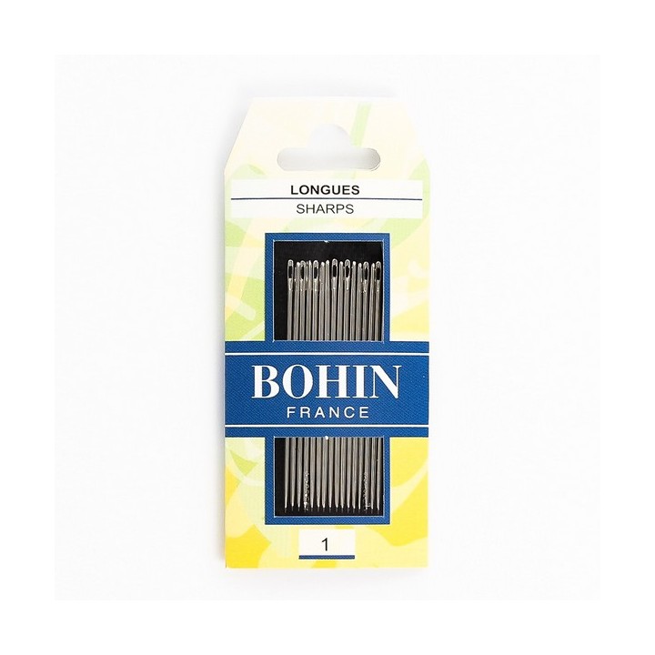 Aiguilles à coudre chas rond avec pointe Bohin Du 6 au 10  - 3