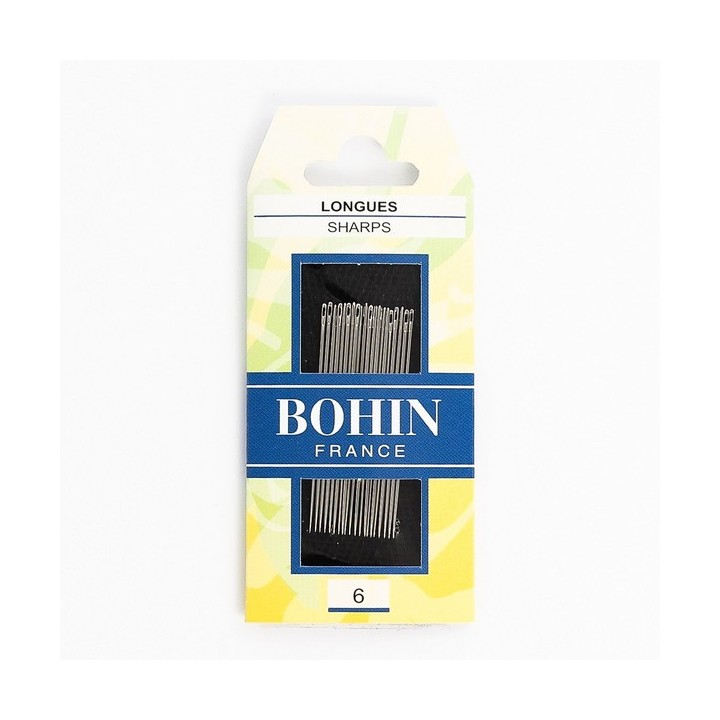 Aiguilles à coudre chas rond avec pointe Bohin Du 6 au 10  - 4
