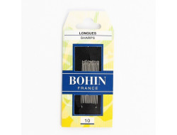 Aiguilles à coudre chas rond avec pointe Bohin Du 6 au 10  - 7