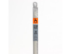 Aiguilles à  tricoter 30 cm du 2,5 au 4 mm double pointes - Jeux de 4 aiguilles
