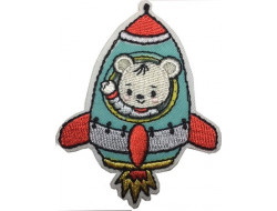 Ecusson thermocollant ours voyageur