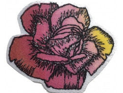 écusson fleur