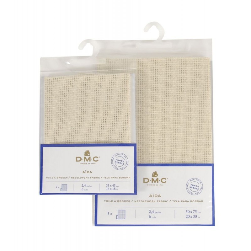 Toile Aïda spéciale Punch Needle DMC, Mercerie Floriane