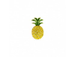 Broche strass Ananas