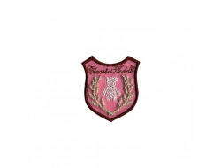 Écusson thermocollant blason rose