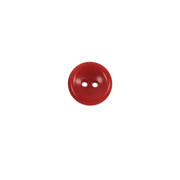 Bouton rouge - 15 mm
