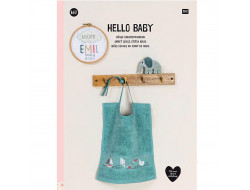 167 - Livre point de croix Hello Baby, RICO