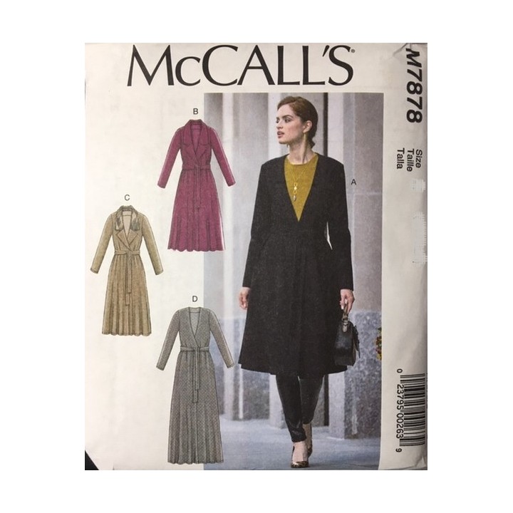 Patron veste pour femme McCall's M7878  - 1