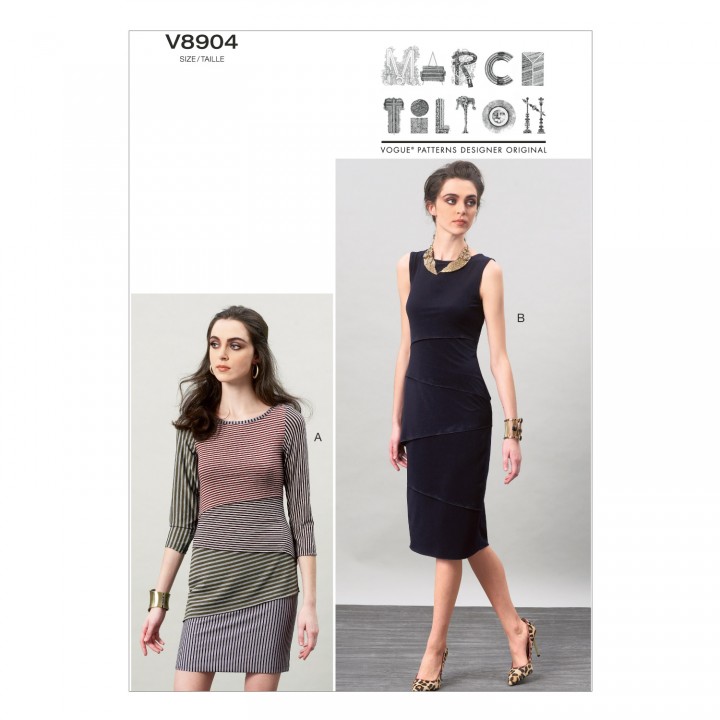 Patron de robe - Vogue 8904  - 1
