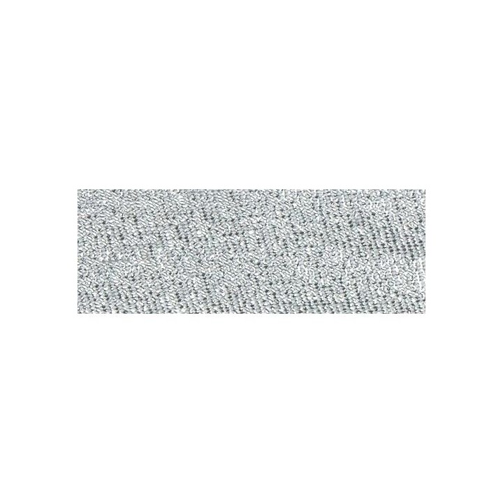 Biais lurex brillant - Argent  - 1