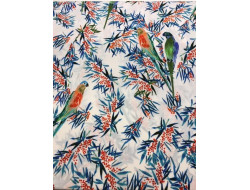Tissu perroquets