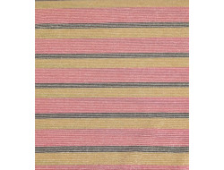 Tissu jersey rayé lurex