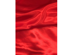 doublure satin rouge