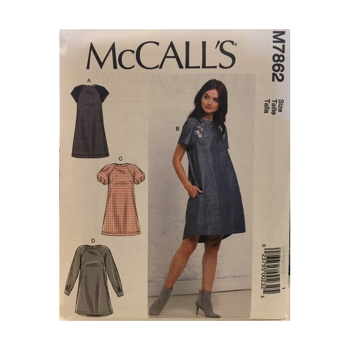 McCalls M8032E5 Patrons De Robes Pour Femme, Papier, Varié