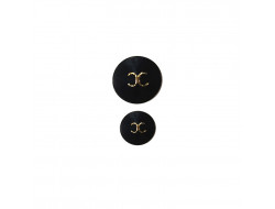 Boutons couture - Noir