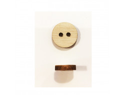 Boutons en bois naturel - 2 tailles  - 1