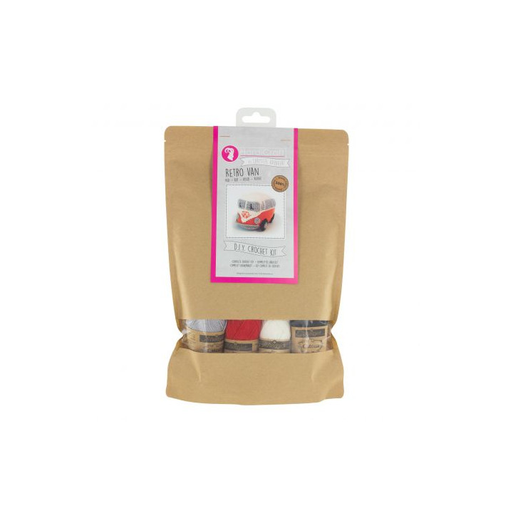 Kit crochet HardiCraft - van rétro rouge  - 1