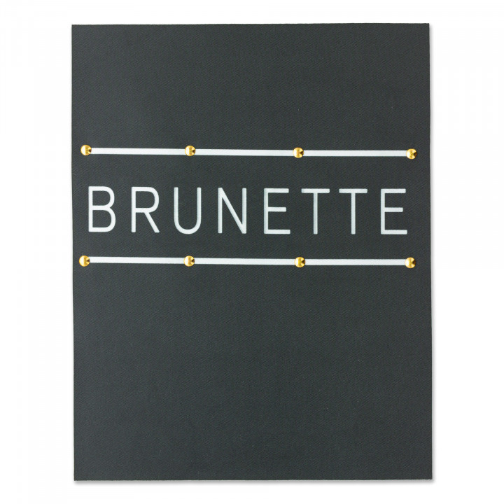 Image à coudre - Brunette  - 1