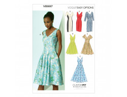 Patron de robe - Vogue 8997  - 1