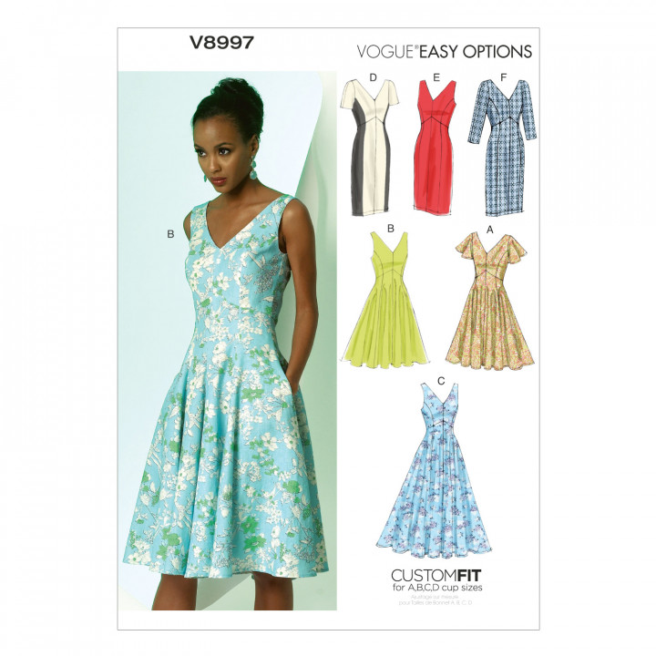 Patron de robe - Vogue 8997  - 1
