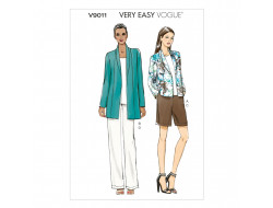 Patron de veste, short et pantalon - Vogue 9011