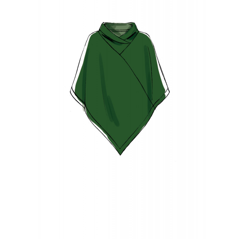 Patron Ponchos Pour Femme Mccall S Mercerie Floriane