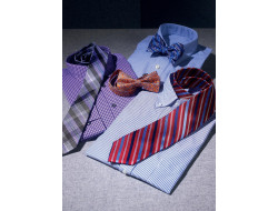 Patron de gilet, ceinture, pochette et cravates - Vogue 9073  - 1