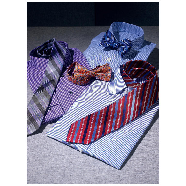 Patron de gilet, ceinture, pochette et cravates - Vogue 9073  - 1