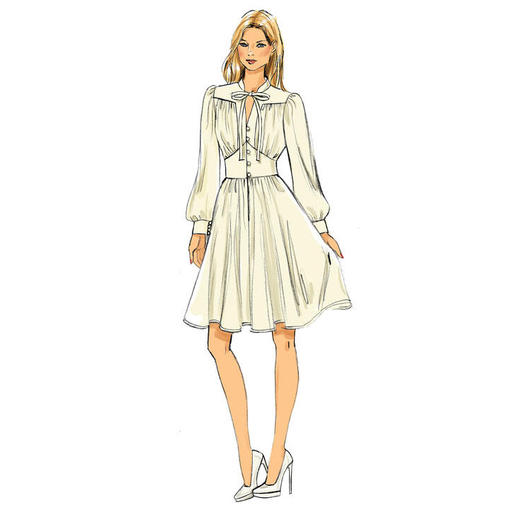 Patron de robe - Vogue 9076  - 1