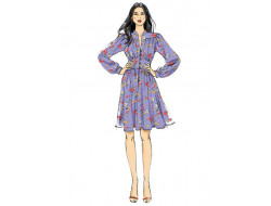 Patron de robe - Vogue 9076  - 2