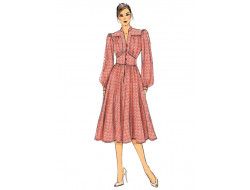 Patron de robe - Vogue 9076  - 3