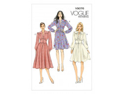 Patron de robe - Vogue 9076  - 4