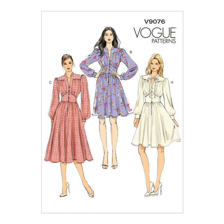 Patron de robe - Vogue 9076  - 4