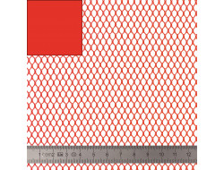 Tissu filet Mesh fabric - rouge
