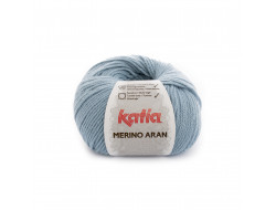 Merino Aran Katia - 52% Merino Superwash - 48% Acrylique