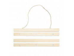 Suspension en bois pour broderie claire 30 cm - Rico Design