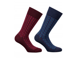 Chaussettes minis carreaux - Coton
