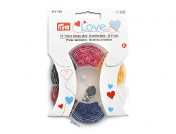Boite boutons Pressions colorés - 9 mm