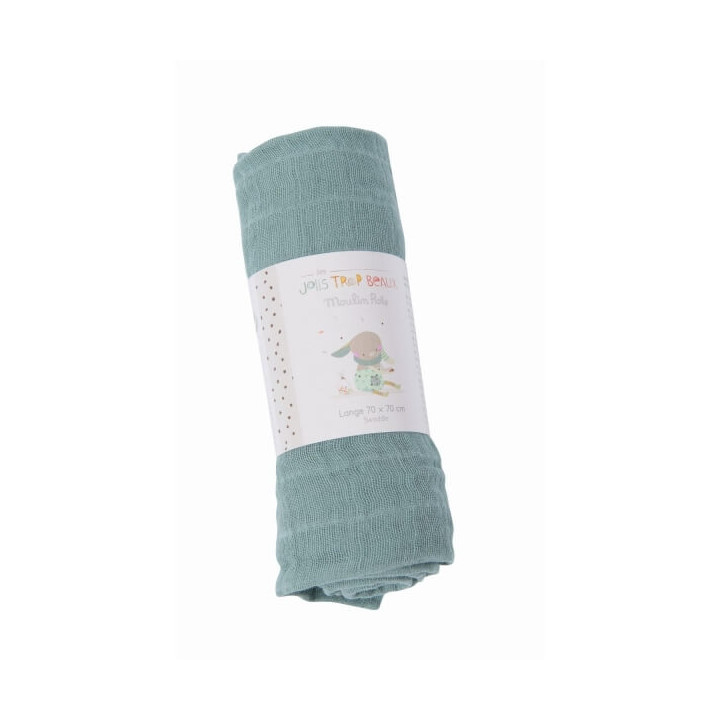 Langes  Les Jolis trop beaux 70 x 70 cm - Moulin Roty  - 1