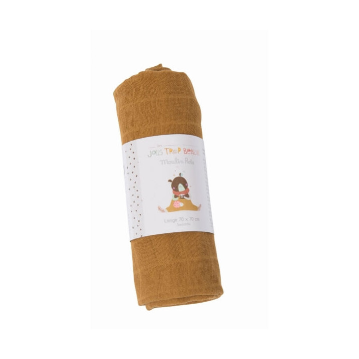 Langes  Les Jolis trop beaux 70 x 70 cm - Moulin Roty  - 4