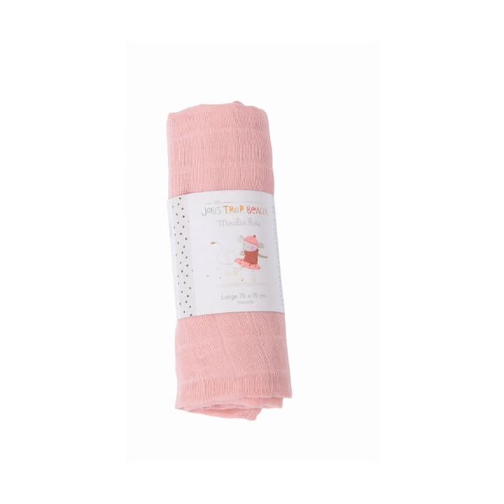 Langes  Les Jolis trop beaux 70 x 70 cm - Moulin Roty  - 6